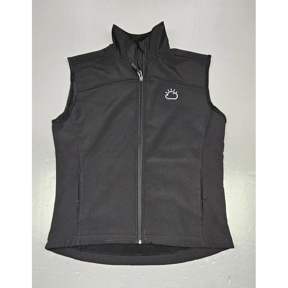 IBM APPLE iCloud Vest‎ XL. Womens Black Employee Work Sleeveless Computer